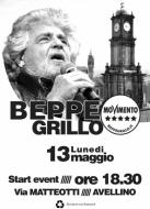 Beppe Grillo ad Avellino